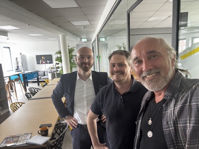 Partnertreffen zwischen  in der Profihost Zentrale in Hannover
